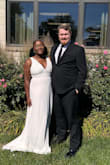 It was okay. I bought this as a last minute dress for a small wedding. I didn't have time to get it tailored. It was very long even with heels. I had to sew up some of the bust because as a bustier woman, it showed too much for my liking. - Hayle D.
