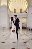 I was the bride :) The dress was beautiful. It was a small ceremony, yet was perfect :). I felt like a princess. The fit and length were perfect - Grace P.