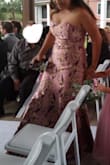I received many compliments thanks to this beautiful dress. It fit so well, and, although I have a little belly, the dress is of a thicker material that made me feel and look smooth. The color is beautiful. - Stephanie N.