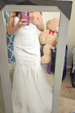This dress looks amazing. It is really beautiful; Better than I could have imagined. It's perfect for a wedding ceremony that looks sophisticated and elegant. I love it. - Katherine G.