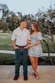 I absolutely loved this dress for my engagement photos. At first, it was too poofy, to the point of being quite unflattering lol. Once I cut the middle layer of tulle out, it looked stunning! - Gracie J.