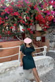 The dress fit perfectly! The color and style are beautiful. I usually wear a size small but the size guide recommended a medium and it fit great. The small would have been great if I wanted a tighter fit. - Ana V.