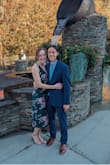 This was the perfect dress for a fall wedding guest. It fit perfectly and I felt very comfortable. I did use dress tape on the front since it is low cut, but it was fitted enough that I might've been fine without it. Highly recommend! - Dakotah F.