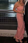 Wore this to a wedding and it was comfortable and flattering! Being strapless always worries me, but no issues with the dress staying in place! - Courtney E.