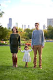 This dress is very flattering on my curves, I wore it for my family photos. The material is soft and thick, not scratchy at all. It really fits just like the model photo. Love it! - Mallory T.