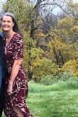 I was skeptical about wearing a wrap style dress to a fall wedding, but it was perfect. I did wear a black cami under because I was concerned about the deep cut front gaping (it did not). The dress is lined to upper/mid thigh and is a nice material - not too thick or thin. It needed a bit of steaming to reduce wrinkles from delivery, but, otherwise, a very easy to wear dress. It has two ties to secure it, with one being inside and one outside, and able to tie a bow at the side or back, depending on preference. - Doris B.