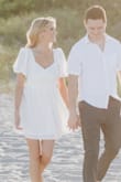 This little dress was perfect for our engagement photo shoot! I brought a few dresses to change into, but I was loving the pictures so much that I just never did. Classy, simple, fits great. Love it so much! - Ashley H.
