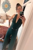 I liked this a lot. It worked really well for my height, which was a concern at first. Without a skinny waist belt, you kind of look like Gumby. A tiny bit fitted around my lower belly. But overall, it's very chic. - Jamie H.