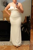 Loved the overall fit and feel of the dress, very flattering. Only returned because I didn't like the adjustable straps. They were a little too thick, and when adjusting, they didn't lay flat and looked bulky instead of neat. - Jaclyn O.