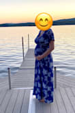 It's super comfortable and I got a larger size as I was pregnant. Love that dress! - Victoria S.
