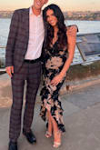 This dress was perfect. It wasn't uncomfortable at all. It fits well. I ordered it in yellow too and I liked both but ultimately the black felt classier and more "expensive". It was pretty long though. I wore heels and the back still touched the floor. I didn't hem it but I probably should have. - Kristin L.