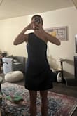 Usually an XS/S, and I ordered the small so it wouldn't be too short. It was way too big and the most unflattering dress to put on my body. The material was incredibly thin and cheap, similar to Shein quality; It's definitely NOT worth the price. - Katerina B.
