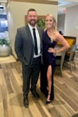 Stunning dress and so comfortable, I got a small and it was a perfect fit for me. The blue really pops when there is a flash on btw! - Karen F.