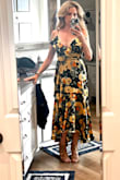 At 5'2", the XS is longer than I want in the back, but the curved hem line made it an expensive alteration, so I am leaving it alone. It needs a clip at the bust. A perfect, lightweight dress for vacation! - Maggie M.