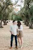 I love this pinafore dress! I had a baby 8 months ago & am not super comfortable in my body. Unfortunately, they were sold out of the medium so I ordered the large. It was definitely big on me, but the style of the dress allowed for the larger size to still look cute! - Sarah B.