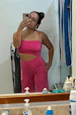 I love this piece the material is super comfortable. If you have larger ladies I would definitely size up because mine was tight on the chest. I was so confused about how to put this on but 20 sweaty minutes later I figured it out. I'm three months pregnant so I probably won't wear it for long periods of time because it really is tedious to take off for bathroom breaks (which I need every hour). I'm happy with this buy and stoked I got it on sale. - Tanya S.