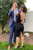 This dress is stunning. So comfortable and elegant. I got so many compliments. It was a bit long because I'm short but still looked super cute. There's wire in the back to keep the shape of the V which is super comfortable - Elena J.