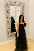 I love this dress. I got a lot of compliments. This dress is elegant and gorgeous. You have to take it to be ironed because, when I got it, it was wrinkled. Other than than that, amazing dress - Sonia C.