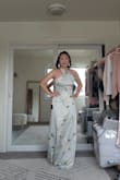 So elegant and soft. Long but that's Ok. Perfect for a spring brunch or a wedding bridesmaid's dress. - Kasey M.