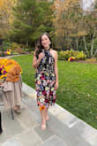 This is one of my favorite dresses! I wore it to a wedding, and I got SO many compliments throughout the night. Unique look, simply stunning. Very comfortable, fits true to size. - Juliana M.