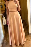 Very good quality, colour is light pink, I feel like it does not exactly match the picture, bottom a little loose, top fits perfectly - Diana C.