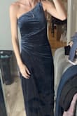 The dress was beautiful but also very heavy so it fell a little bit funny. But overall a beautiful dress and I got lots of compliments. - Alexis P.