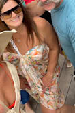 I loved this wrap! It's perfect for my trip to Aruba! It was so pretty and easy to wear. - Eva A.