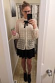 This blouse is so cute and can be versatile. It's great for the heat of summer. I recommend sizing down. - Laura M.