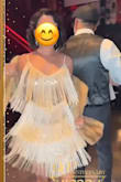 1920's party.
I bought a small (green) and a medium (gold). I really wanted the gold but it was sold out in a small. Not sure what size would fit best so I ordered both. The small fit nice and snug but was too short. I kept the gold, I could slip it on and off without using the zipper, it was so comfortable and I did not have to adjust at all. I got so many compliments! - Elaine A.