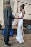 I brought 4 dresses for my wedding and this was the last one to arrive. I'd already chosen the third dress, but once I received this one and tried it on, I knew this was the perfect dress for my wedding day. - Caren C.
