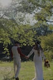 This dress was perfect for my boho river with a teepee arch. It was long with a little train, and fit beautifully. It was a huge hit. I got plenty of compliments. The material had a little stretch to it. The sleeves were perfect. I loved my wedding dress. Thank you Lulu's - Kristy F.