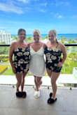 I wore this the morning of my wedding in Mexico. It was perfect! Light, comfortable, not see-through. Very soft material! I didn't want a satin slip or robe and this was the absolute perfect choice! Highly recommend. I got so many compliments! - Danica P.