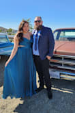 Love this dress. It was true to size. Besides being beautiful, it was comfortable. It was flattering to my body, and I received many compliments on it. I want to buy this dress again in other colors. - Erica L.
