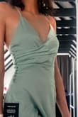 This dress is absolutely amazing. It fits perfectly, with its satin material draping and falling in all the right places. It is beyond comfortable, so easy to move around and dance without any hassle. For my height, I did not need to adjust the length at all, which is refreshing since I am quite tall at 5'10". Highly recommend this dress for any formal occasion. - Caitlin S.