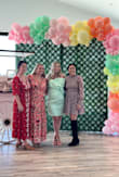 I received a lot of compliments with this dress! I absolutely love the fit and the ruched details in the waist and wrist area. I wore this with some DibaTrue black knee-high boots and just YES, yes! I wore my hair up since the neckline is high. This is the PERF dress for a baby shower, wedding shower, or wedding. Highly recommend! @domorewithlyss - Alyssa D.