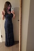 Loved this dress. It's beautiful but long. I had to get it altered. I had lots of compliments on the dress. Highly recommended. Best part is you can wear a regular bra! I ordered an XS. - Ashley F.