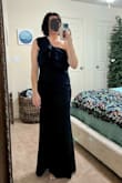 I ordered this because it looked adorable on a friend. The ruffle was too much for me, with a larger bust. - Kelly A.