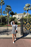 I ordered both the top and bottom of this tweed set, and it's just as pictured, if not better! The material is not itchy and not too heavy! Definitely don't think twice about ordering; you will not be disappointed! - Kelsey S.