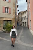 Love this dress! This was the perfect look for my trip to France. It's so cute and comfortable. It's not too heavy, so it doesn't feel bulky with a blouse underneath! - Kelsey S.