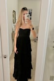 This dress is absolutely stunning. I cannot wait to wear it. It's the perfect length for me with a heel. - Jaime W.
