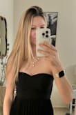 I love this necklace. It is lovely with a strapless dress. - Jaime W.