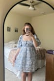 I love this dress! The material on the exterior of the dress is a little rough like a tool texture but the interior feels great! I love the puffiness of the dress! - Katelyn T.