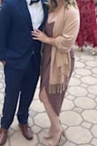 Nice dress! It was a little too busty and low cut for me with having a bigger chest, it showed more than I would have liked but it fit nicely every other way! - Talyah I.