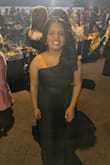 I loved wearing this dress! It's comfortable and flattering. It runs a little small on the top and I had to get it tailored for the hem, but overall a great dress. - Ana L.