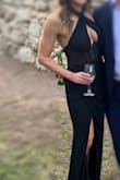 This dress is a perfect fit. I'm a size 4 I received so many compliments on the stress highly recommend it. - Leah H.