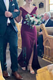 I LOVED this dress. It was the perfect balance of class and drama. I would give 5 stars, but the bust area was a bit small for me. I had to continuously adjust throughout the day. - Megan H.
