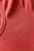Runs small. The fabric looks like it is defective. The color is much more vibrant in the model photos. - Jessica P.