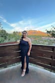 Wore this for a wedding in Sedona for the fall and I received so many compliments. It is very soft and stretchy and comfortable to wear all night! - Carmen L.