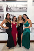 Loved the dress! Because it's so stretchy. I wore a S instead of my normal M and it worked out perfectly. - Liz L.