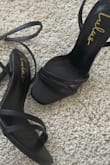 These shoes fit perfectly and went very well with the dress I purchased, also from Lulus (pic below).
However, I was standing for a long period of time and all of the blood had rushed to the balls of my feet and down my toes. When I went to walk, I literally could not feel my feet. I have never experienced that before. I did lots of dorsiflexions and plantar flexor stretches when I took them off, took a hot shower, and considered an ice bath, which I haven't done since dance and figure skating!
For the next two days, I could still feel a limited range of motion.
In conclusion, I would say these are pretty, classic, and versatile. I would recommend them if you won't be on your feet for long periods of time. - Brooke H.